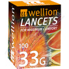 Lancety Wellion 100 ks - 33G