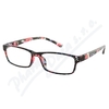 Brýle čtecí +2.50 UV400 černo-květinové