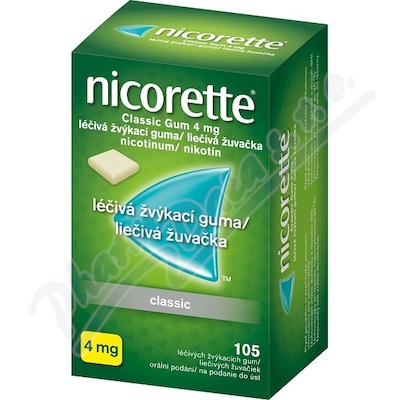 Nicorette Classic Gum 105x4mg